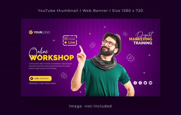 Creating Effective YouTube Thumbnails for Online Workshops