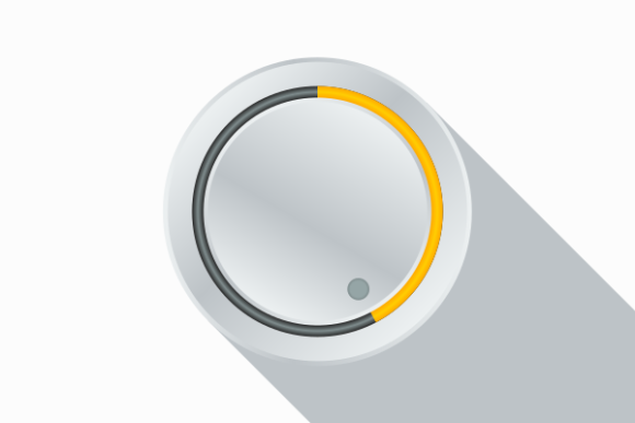 Gradient Style Volume Button with Shadow