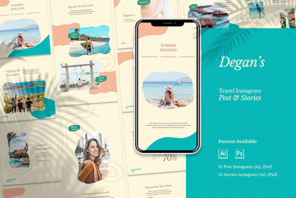 Instagram Post Stories - Degan s: A Minimalist Design Solution for Modern Creators