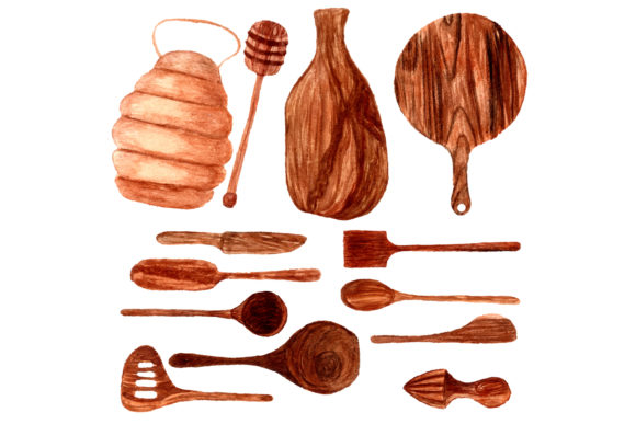 Kitchen Wooden Tools 2