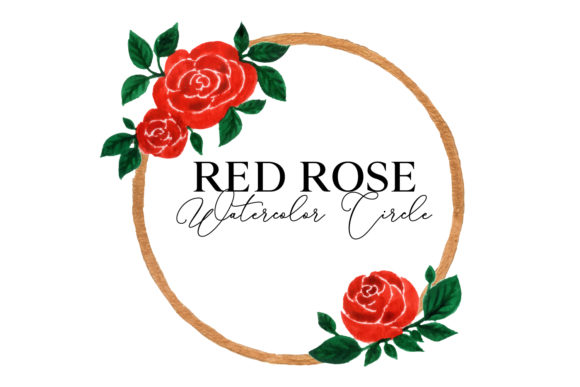 Red Rose Circle Pattern