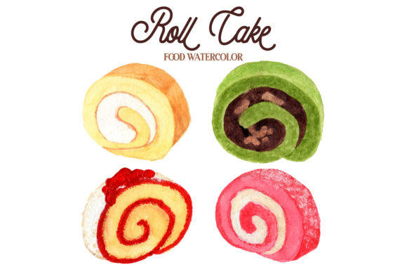 Roll Cake 1: A Versatile Design Asset for Creators and Businesses