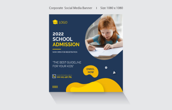 School Banner Posts Template