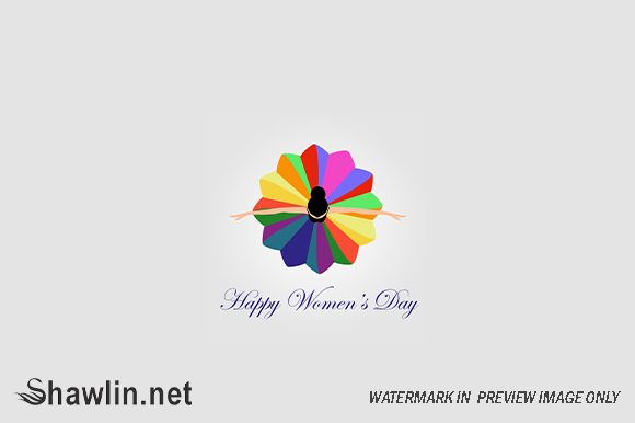 Womens Day Card with a Dancing Woman: A Unique Celebration of Strength and Grace